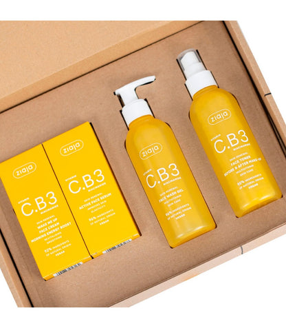 Set de Rutina Facial de Día Vitamina C.B3 Niacinamida