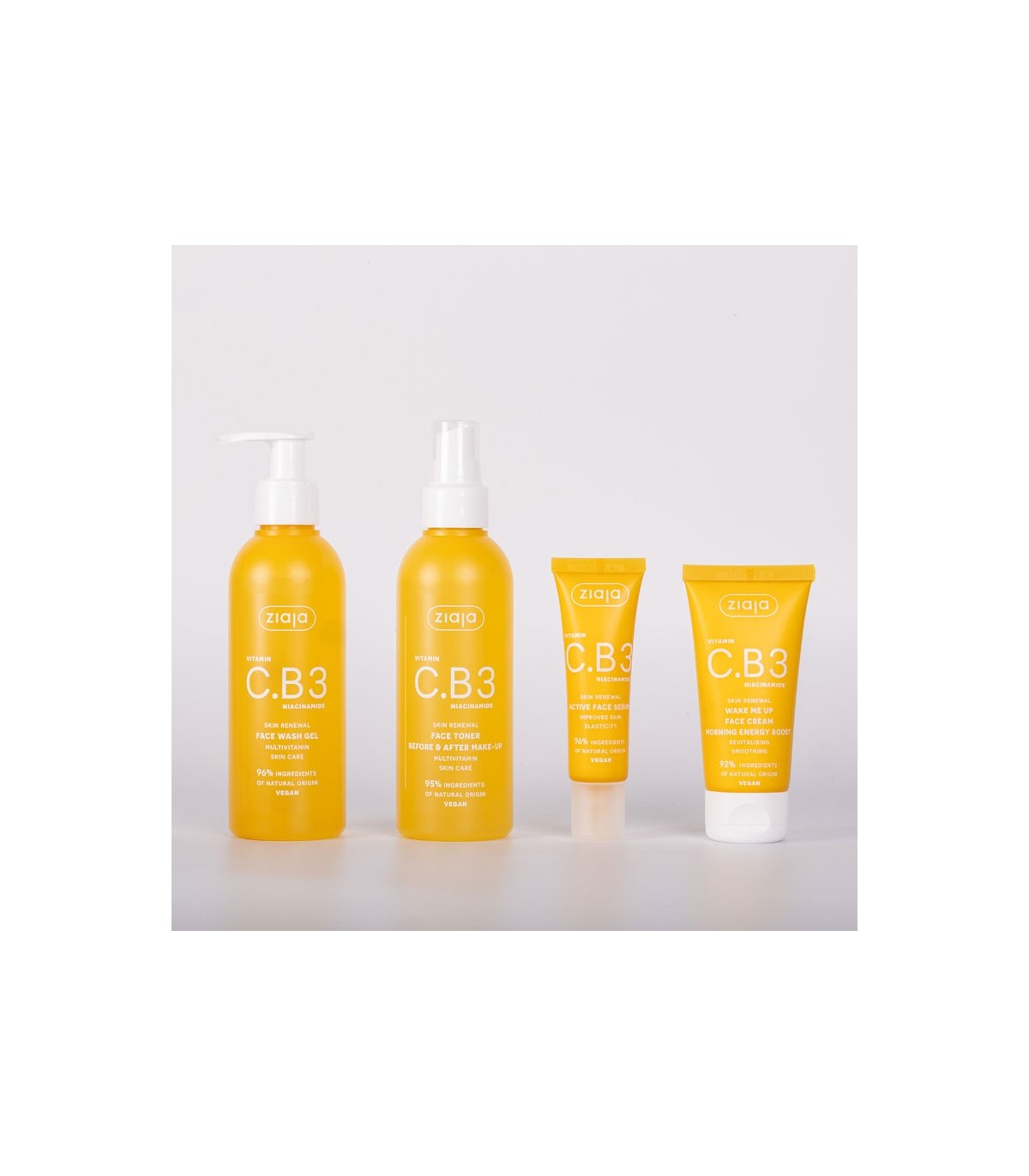 Set de Rutina Facial de Día Vitamina C.B3 Niacinamida