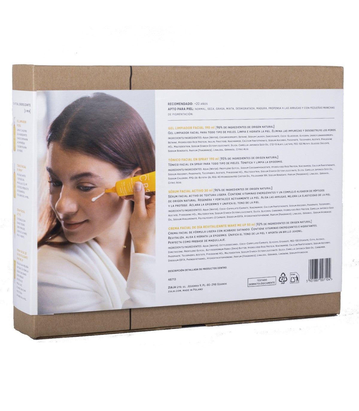 Set de Rutina Facial de Día Vitamina C.B3 Niacinamida